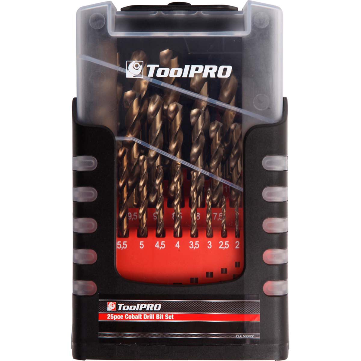 ToolPRO Cobalt Drill Bit Set 25 Piece Supercheap Auto New Zealand