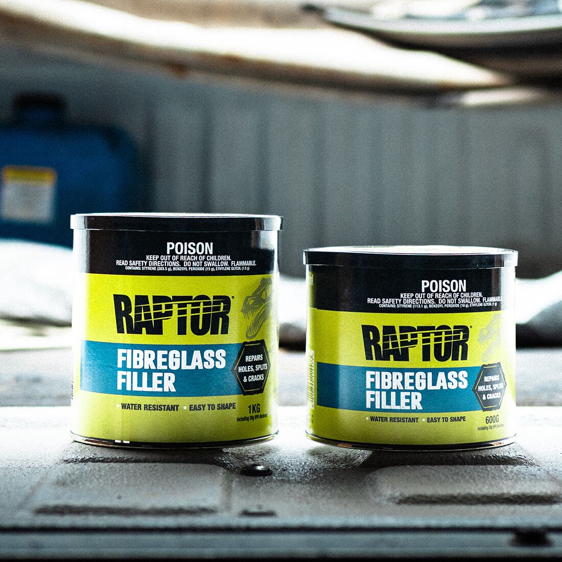 Raptor Fibreglass Filler 1KG, , scanz_hi-res