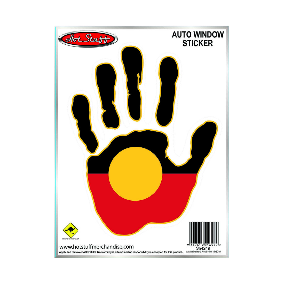 Sticker Aus Native Hand Print, , scanz_hi-res