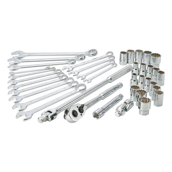 Stanley Socket & Spanner Set 1/2" Drive Metric/SAE 38 Piece