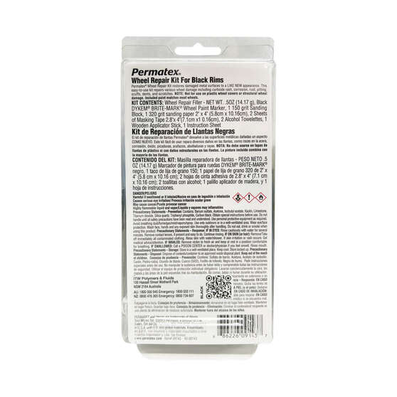 Permatex Wheel Restoration Kit Black, , scanz_hi-res