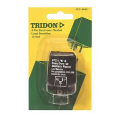 Tridon Flasher - 12V 3 Pin, Load Sensitive - FET13PAC, , scanz_hi-res
