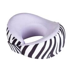 Cabin Crew Neck Pillow and Eye Mask - Black/White/Lilac, , scanz_hi-res