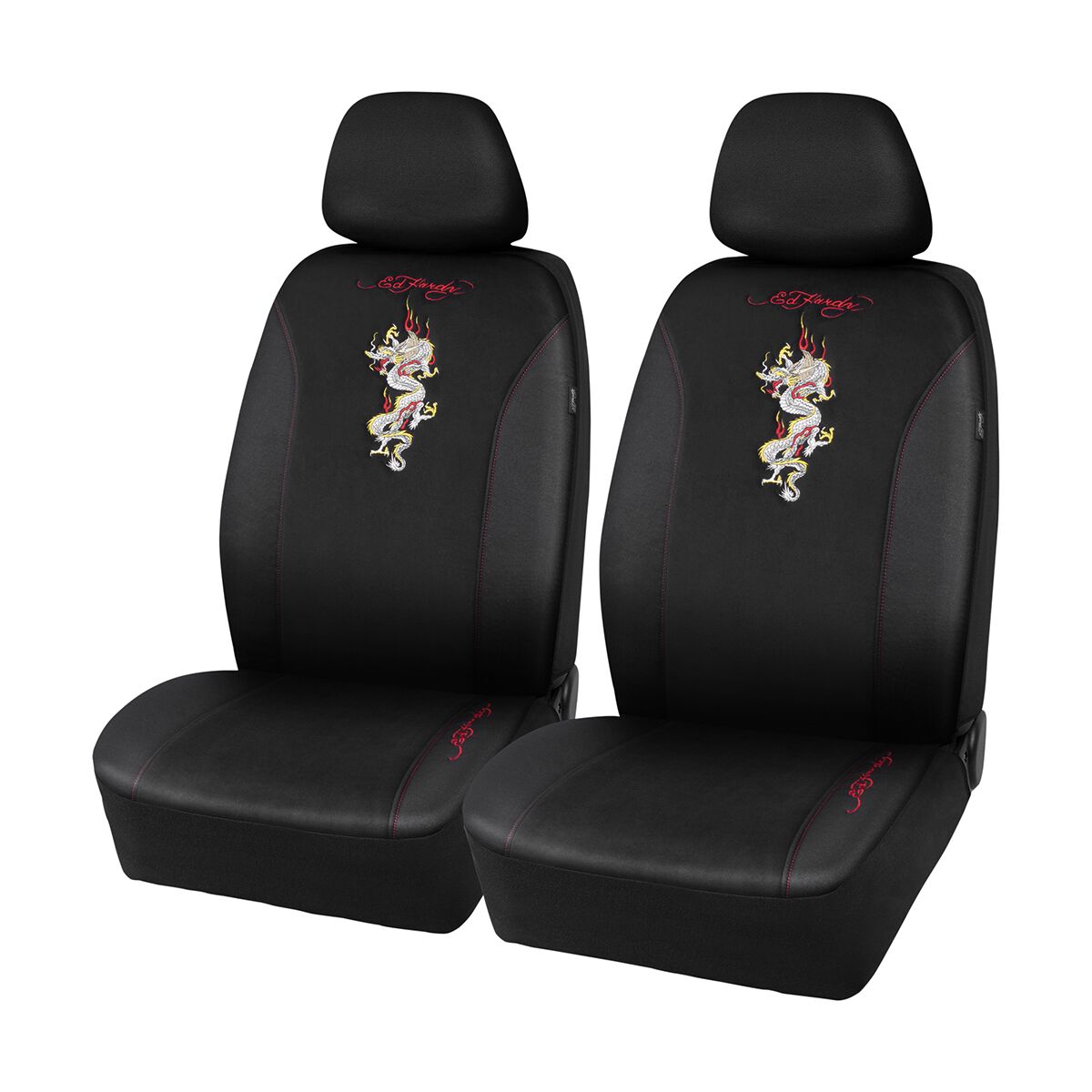 Ed Hardy Dragon Seat Cover - Velvet/Twill 30SAB, , scanz_hi-res