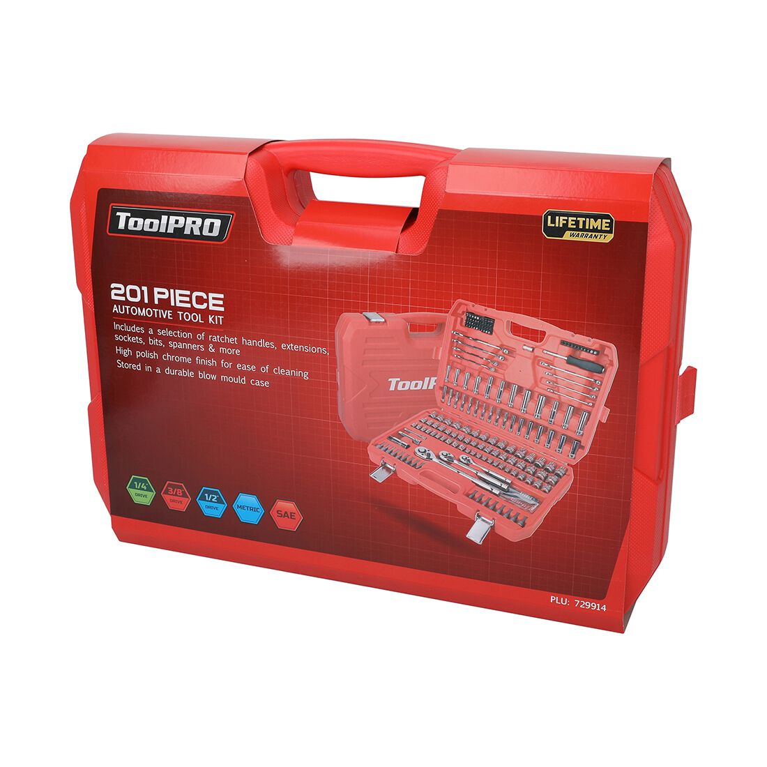 ToolPRO Automotive Tool Kit 201 Piece, , scanz_hi-res
