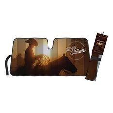 R.M.Williams Horse Sunset Fashion Sunshade Accordion Front, , scanz_hi-res