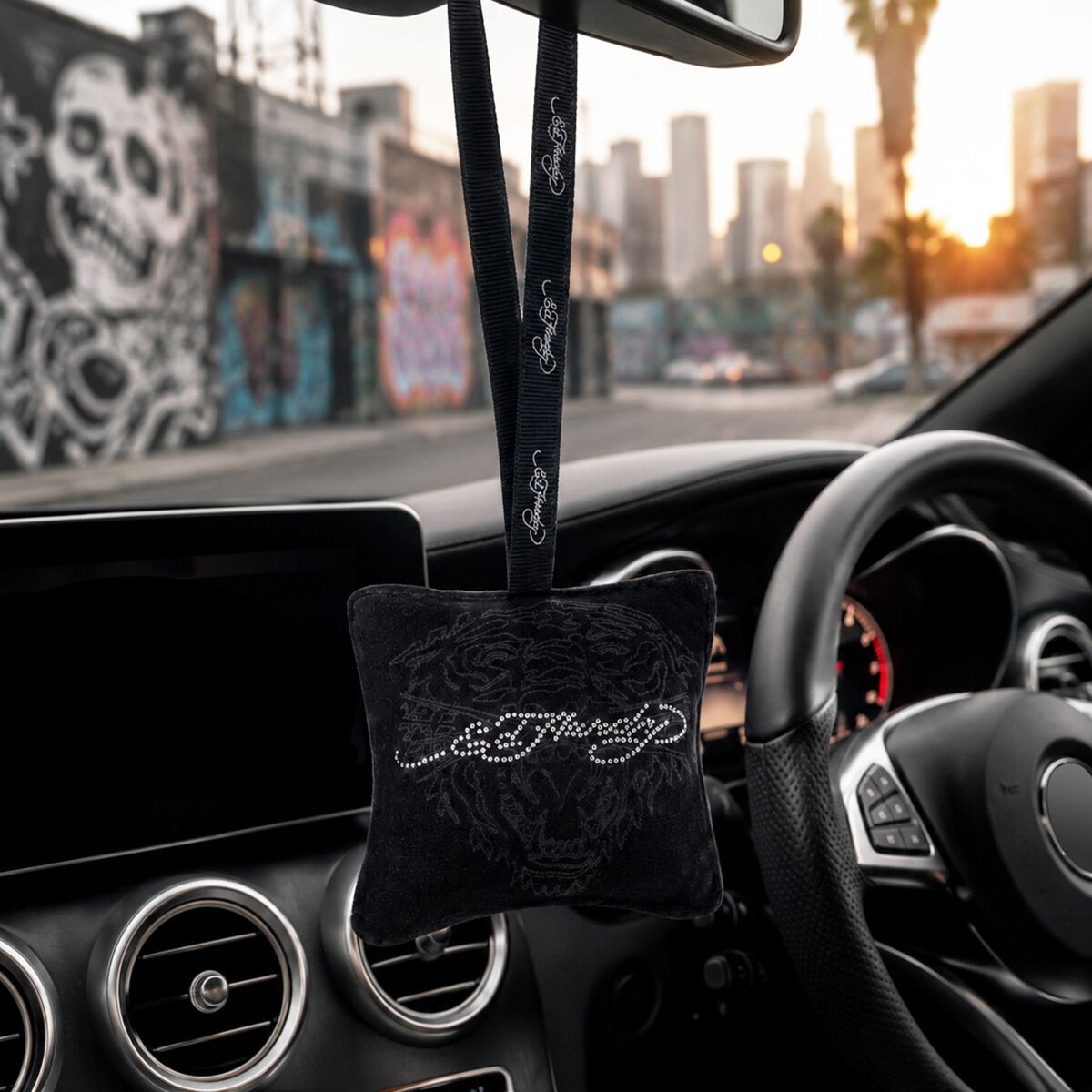 Ed Hardy Tiger Beadbag Air Freshener - Black Vanilla, , scanz_hi-res