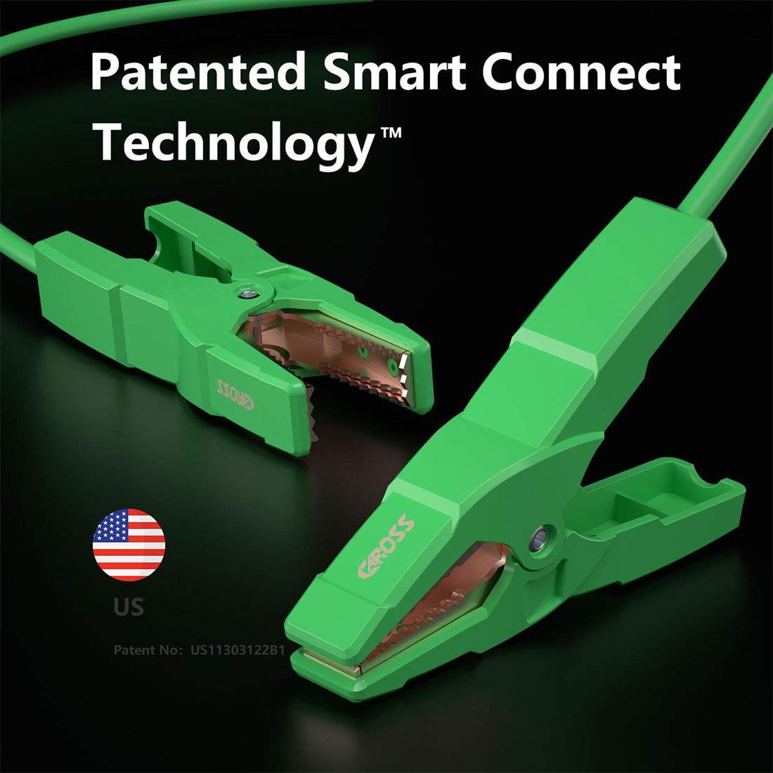 CAROSS T14 12V 2000A Smart Lithium Jump Starter With Built-in Air Compressor & 3 Mode LED Worklight, , scanz_hi-res