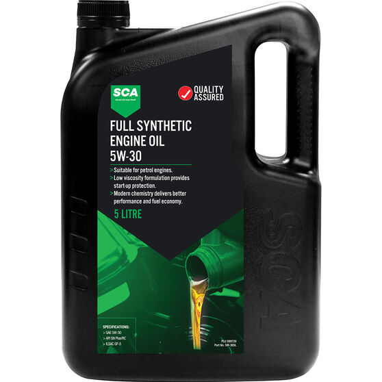 SCA Full Synthetic Engine Oil 5W-30 5 Litre, , scanz_hi-res