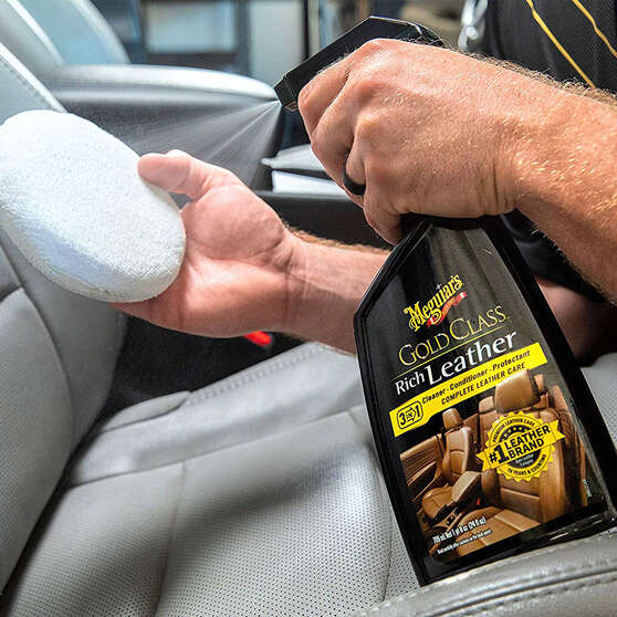 Meguiar's Gold Class Leather Cleaner and Conditioner 450mL, , scanz_hi-res