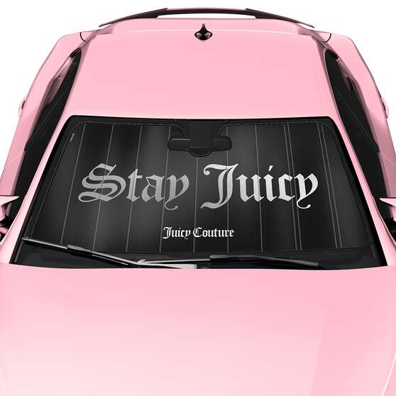 Juicy Couture Stay Juicy Accordion Sun Shade - Black / Silver, , scanz_hi-res