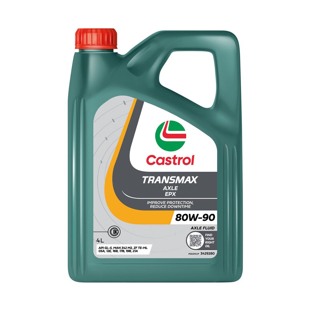 Castrol EPX Differential & Manual Transmission Fluid 80W90, 4 Litre