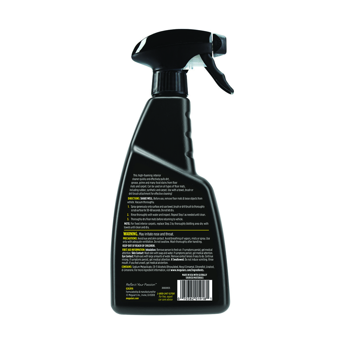 Meguiar's Foaming Floor Mat & Carpet Cleaner 473mL, , scanz_hi-res