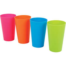 Ridge Ryder Plastic Tumbler 4pk 7cm, , scanz_hi-res