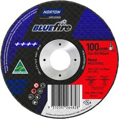 Norton Metal Cut off Disc 100mm x 2.5mm x 16mm, , scanz_hi-res
