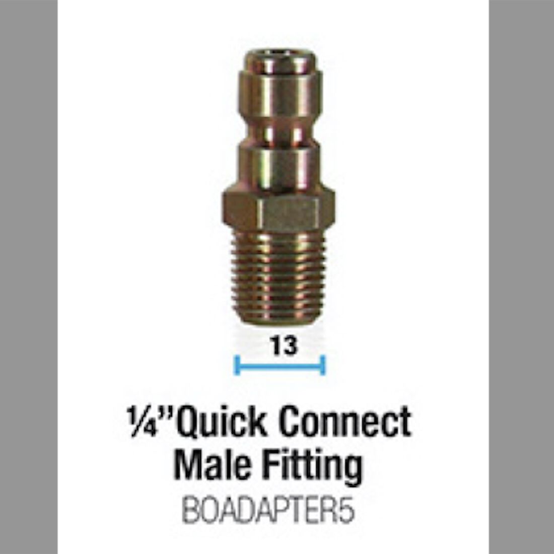 Bowden's Own Snow Cannon Adaptor - 1/4" Quick Connect, BOADAPTER5, , scanz_hi-res