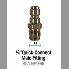 Bowden's Own Snow Cannon Adaptor - 1/4" Quick Connect, BOADAPTER5, , scanz_hi-res