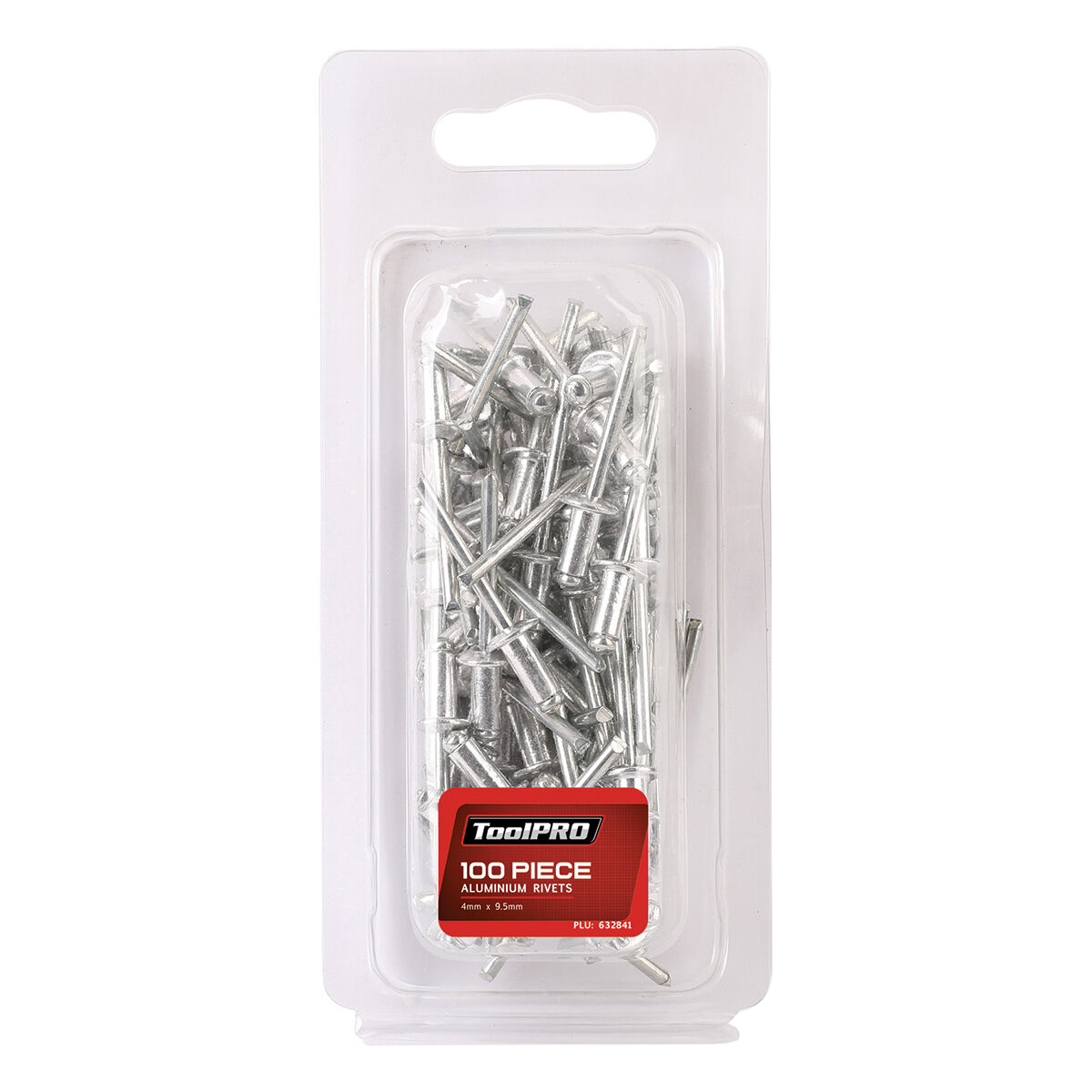 ToolPRO Aluminium Rivets 4mm x 9.5mm 100 Piece, , scanz_hi-res