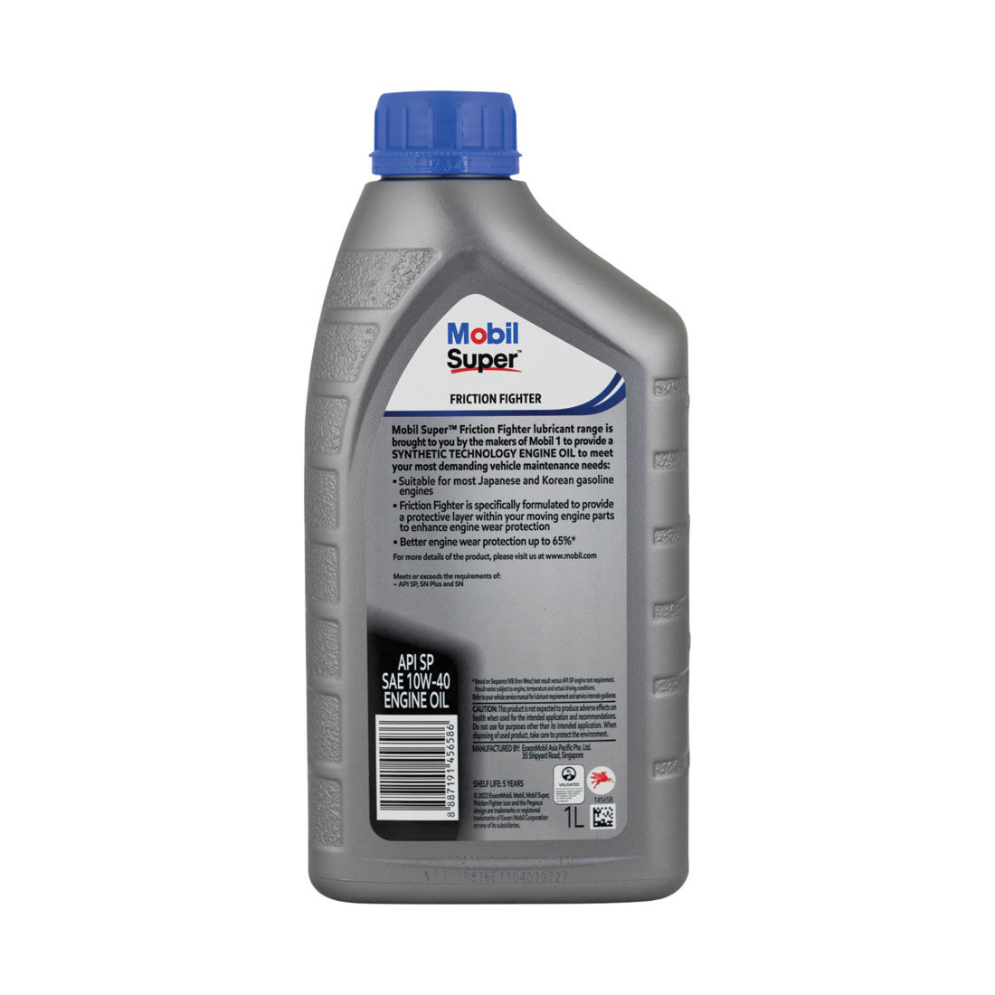 Mobil Friction Fighter Semi Synthetic Engine Oil 10W-40 1L, , scanz_hi-res