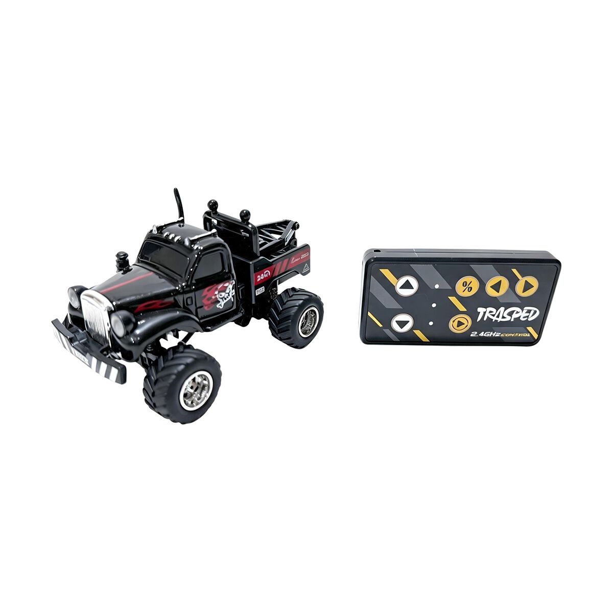 1:64 Mini Big-Wheel Tow Truck Remote Control, , scanz_hi-res