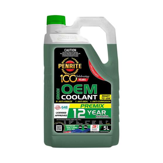 Penrite Green Long Life Anti Freeze / Anti Boil Coolant Premix - 5 Litres, , scanz_hi-res