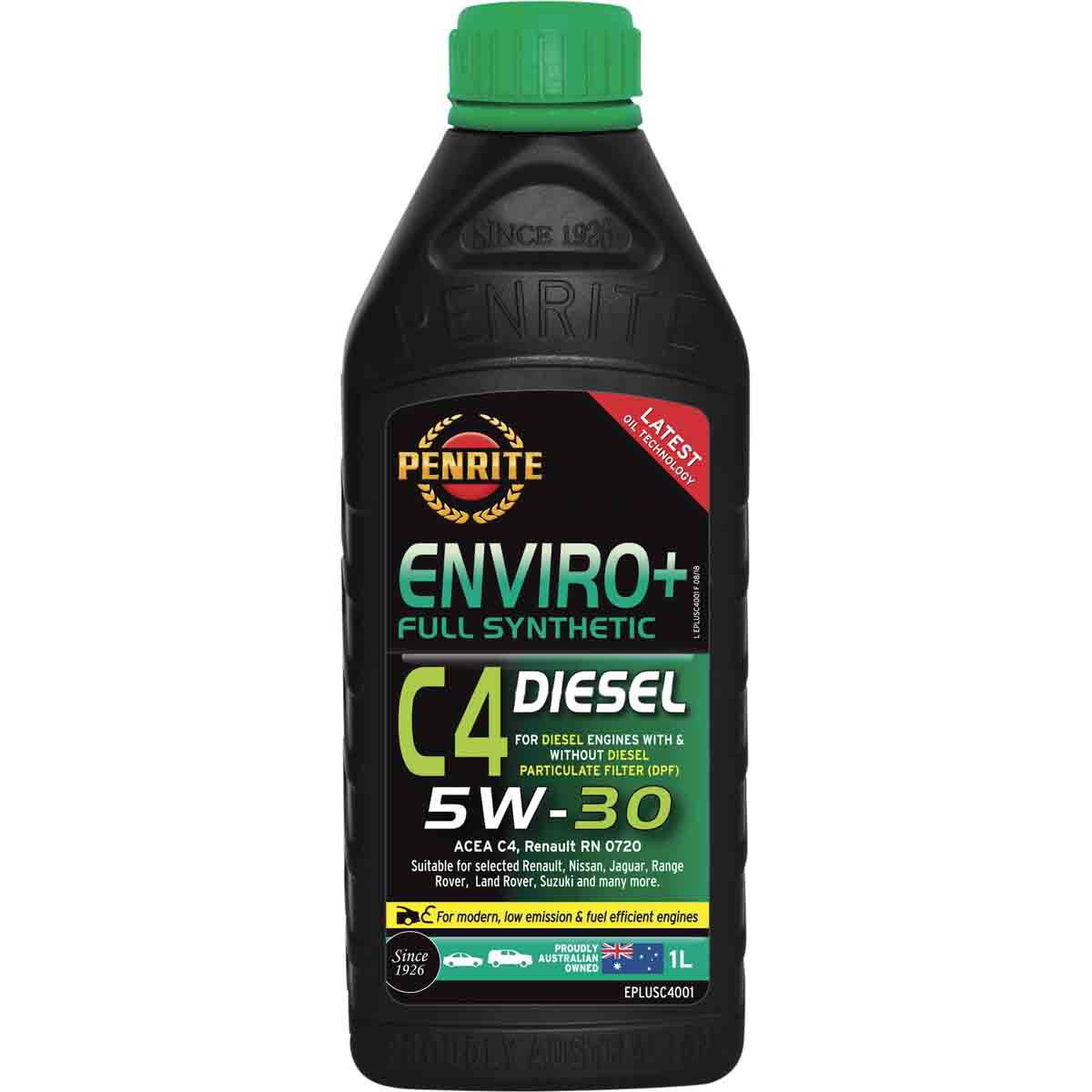 Penrite Enviro+ C4 Engine Oil - 5W-30 1 Litre, , scanz_hi-res