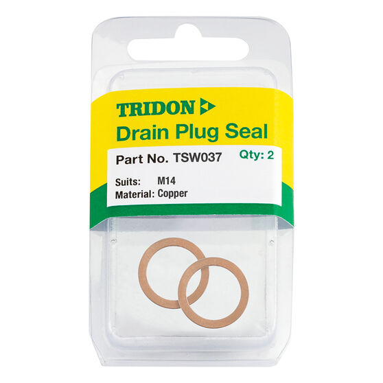 Tridon Oil Drain Plug Washer Pair TSW037, , scanz_hi-res