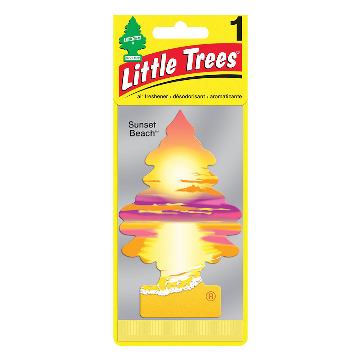 Little Trees Air Freshener - Sunset Beach 1 Pack, , scanz_hi-res