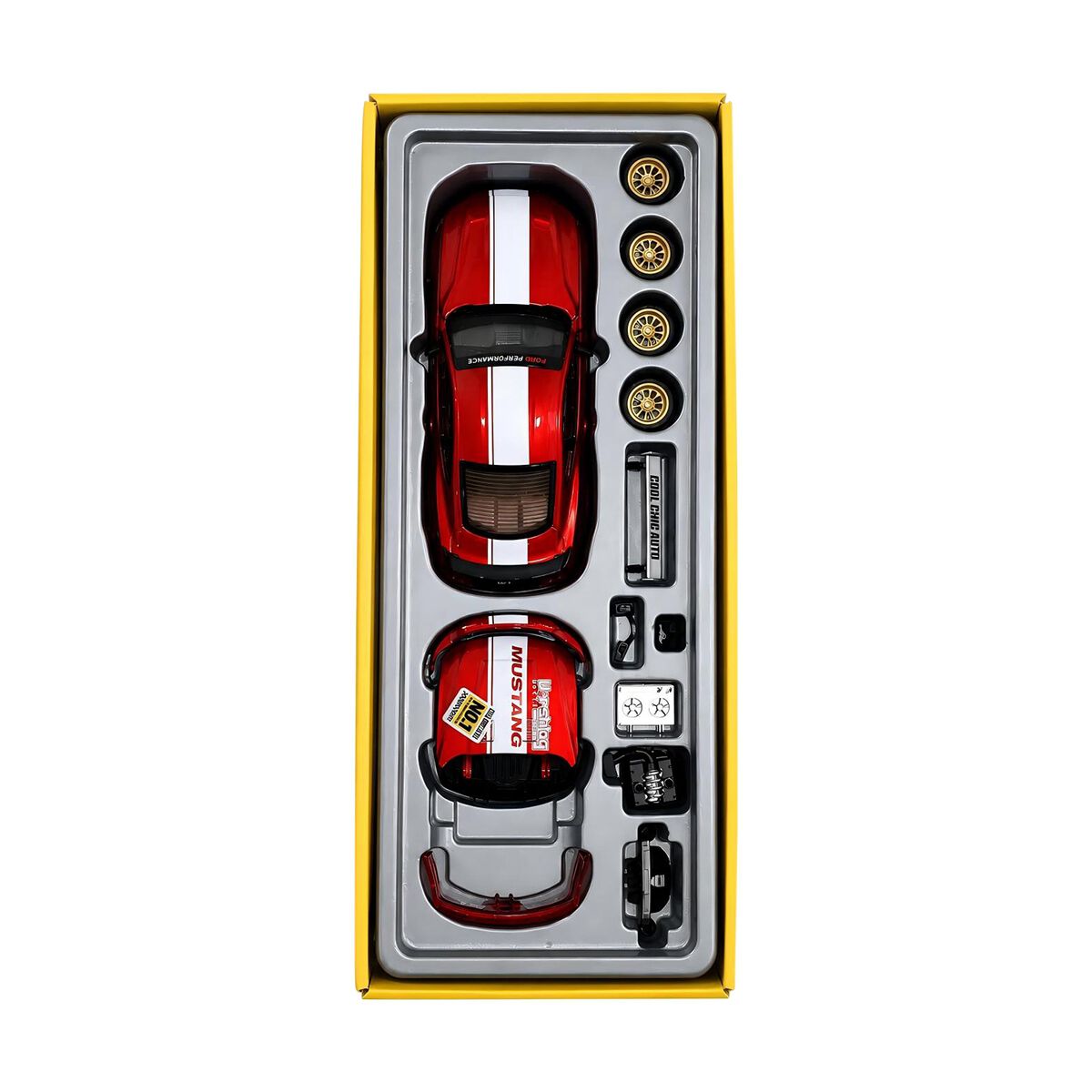 Ford Mustang GT 1:42 Die Cast Turner Car Red, , scanz_hi-res