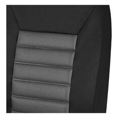 SCA Memory Foam Seat Covers Black Adjustable Headrests Airbag Compatible, , scanz_hi-res