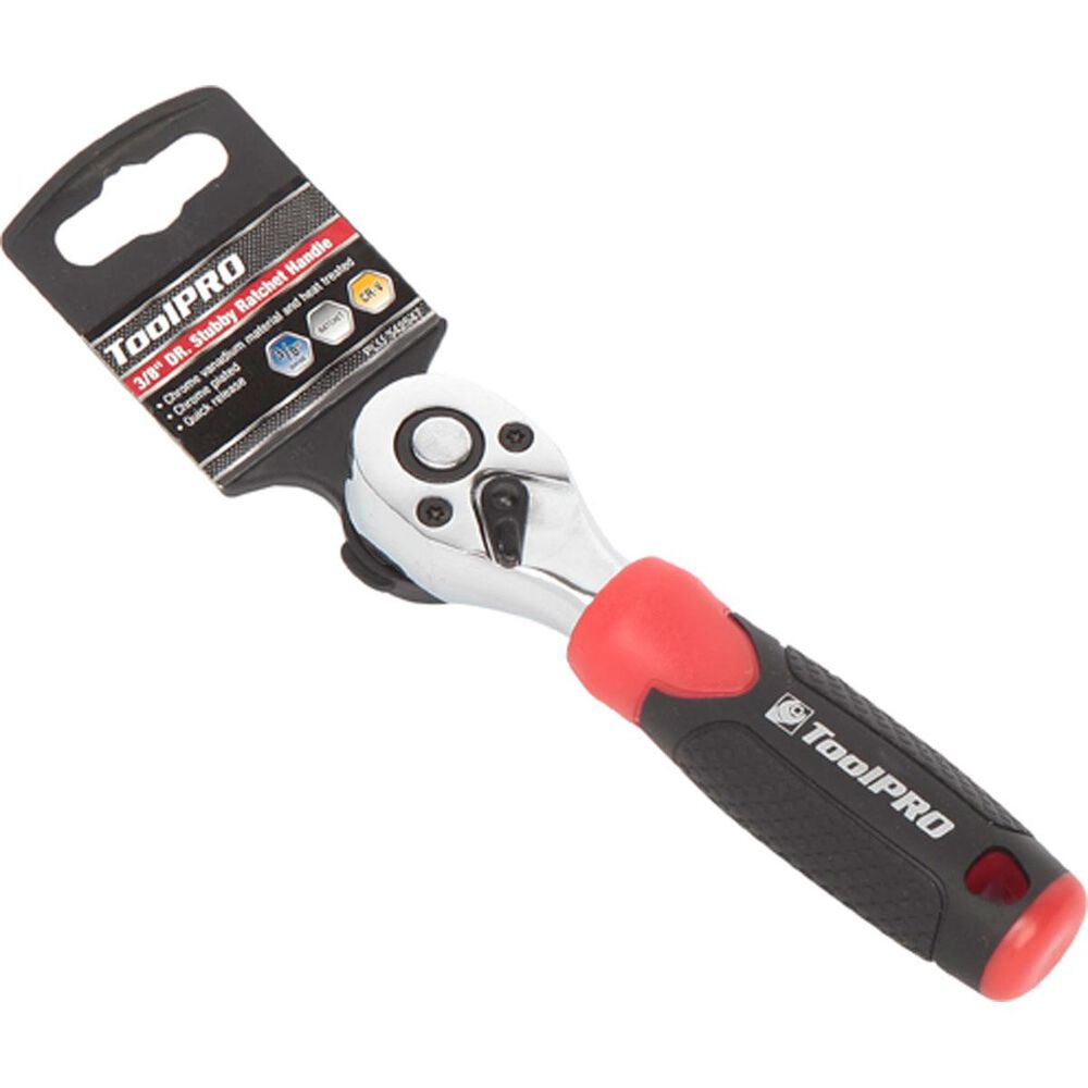 ToolPRO Ratchet Handle Stubby 3/8" Drive Supercheap Auto New Zealand