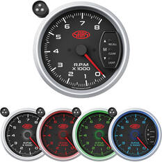 SAAS Tacho Gauge Black 3 3/4 inch, , scanz_hi-res