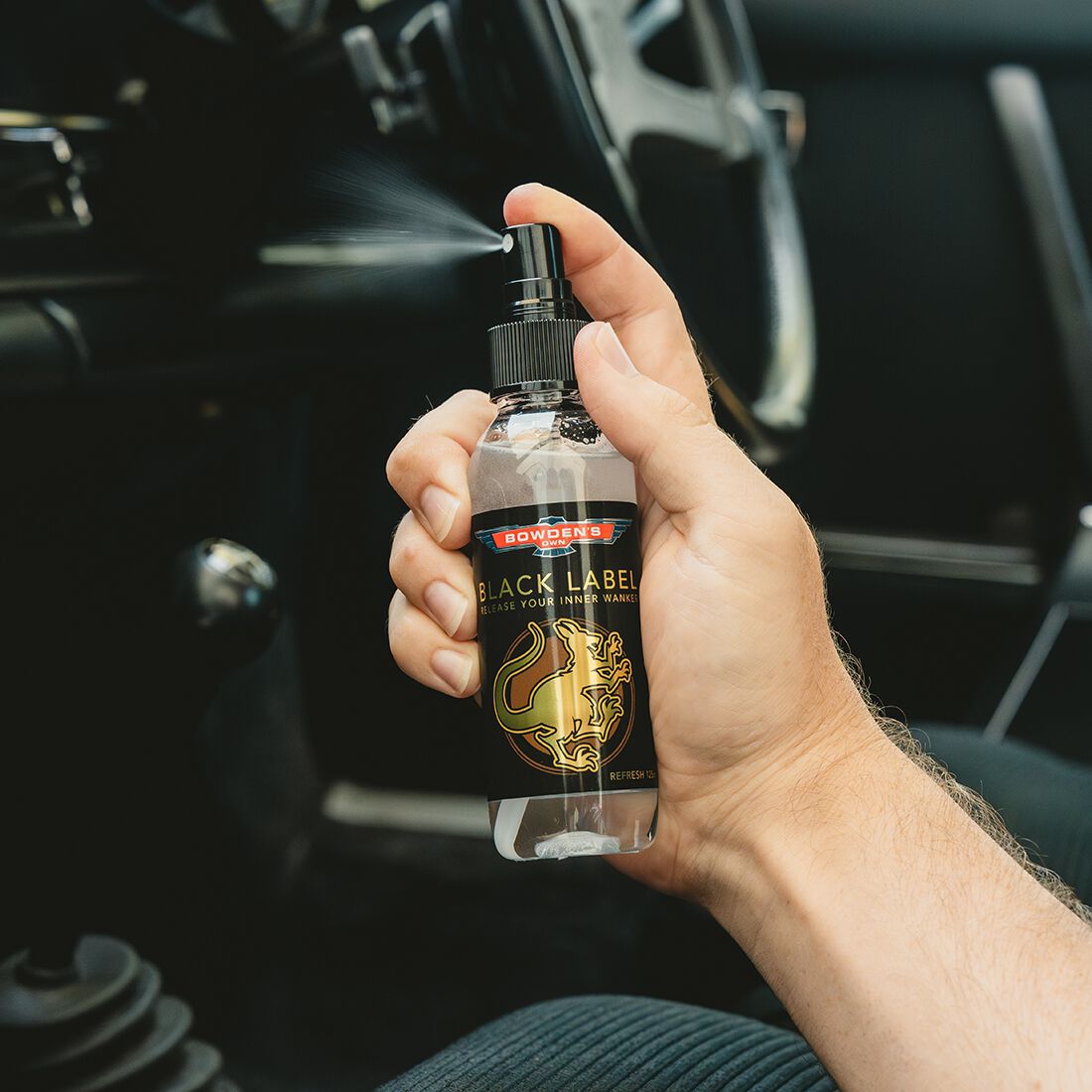 Bowden's Own Spray Air Freshener - Black Label 125mL, , scanz_hi-res