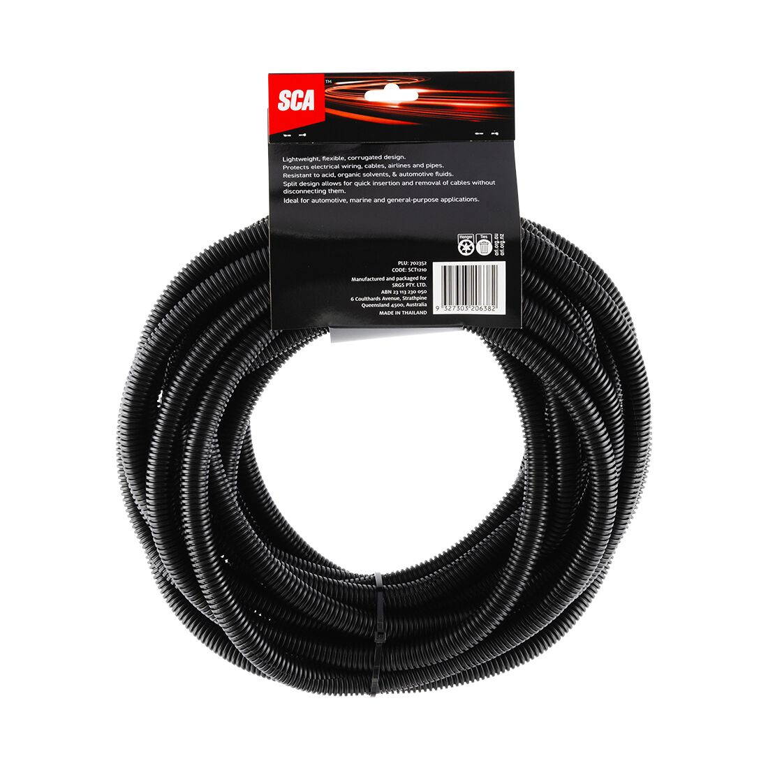 SCA Corrugated Split Tubing - 12mm x 10m, , scanz_hi-res