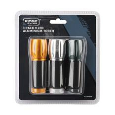 Ridge Ryder Aluminium 9 LED Torch 3pk, , scanz_hi-res