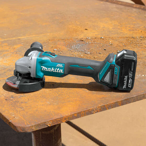 Makita 18V Brushless Slide Switch Angle Grinder Skin DGA504Z, , scanz_hi-res
