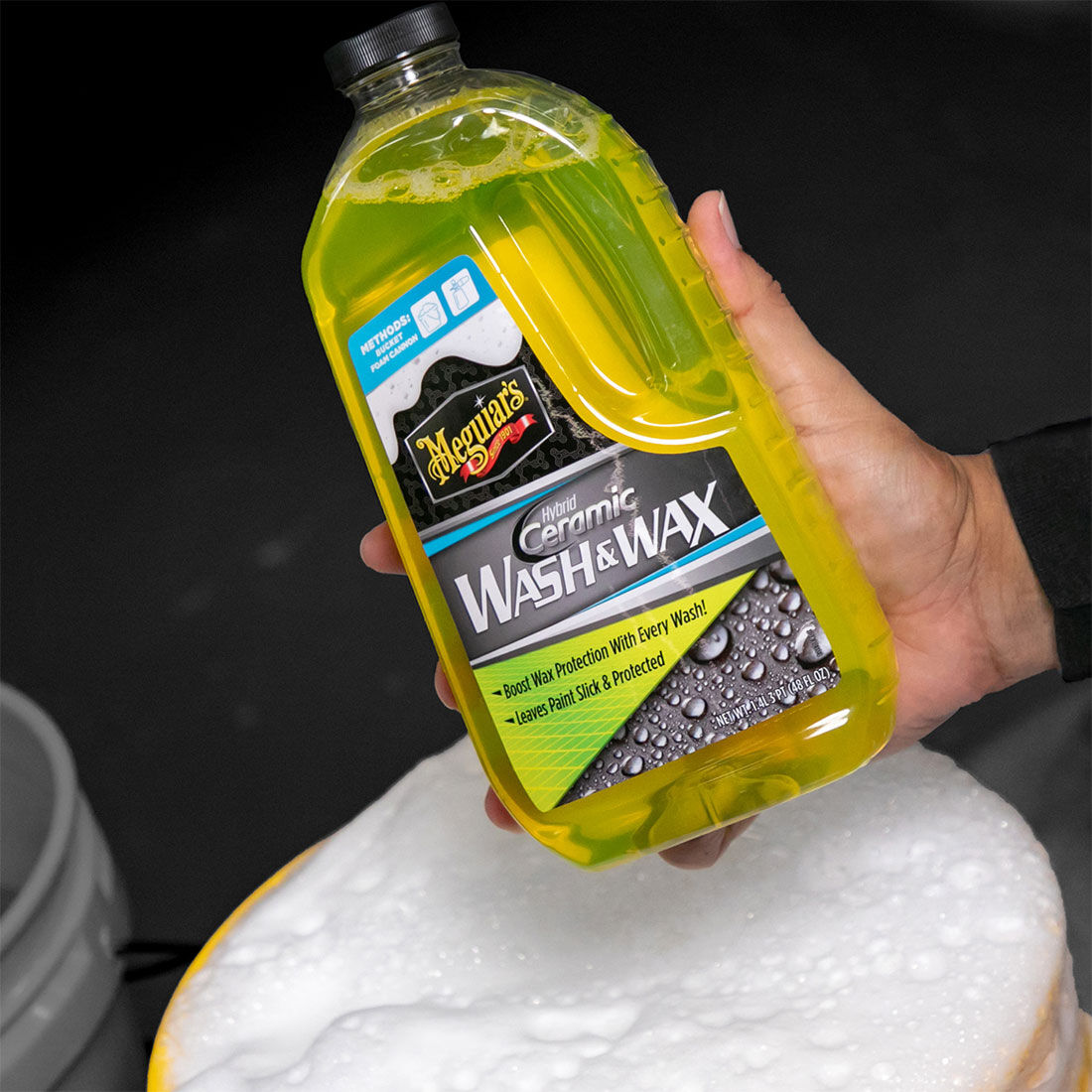 Meguiar's Hybrid Ceramic Wash & Wax 1.4 Litres, , scanz_hi-res