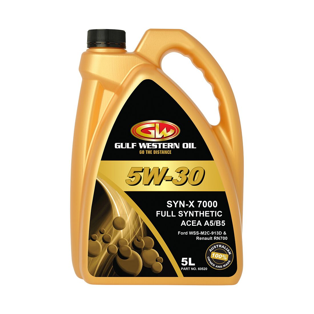 Gulf Western SYN-X 7000 SL/CF Full Synthetic Oil 5W-30 5 Litre, , scanz_hi-res