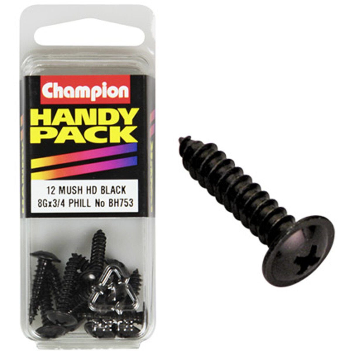 Champion Handy Pack Self-Tapping Screws BH753, 8G x 3/4", , scanz_hi-res