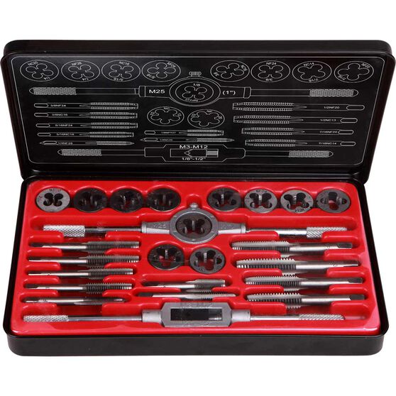ToolPRO Tap and Die Set Imperial 24 Piece Supercheap Auto New Zealand
