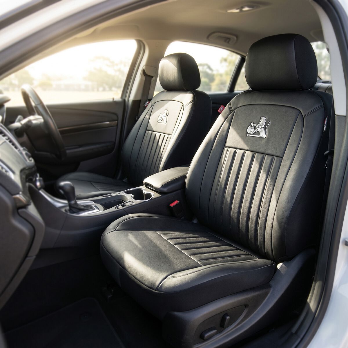 Holden Heritage 2-piece Torana Front Seat Covers - Black, , scanz_hi-res