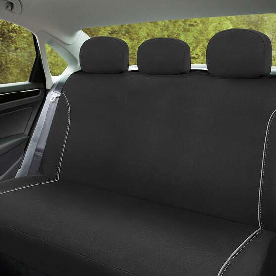 Ridge Ryder Canvas Seat Covers Black/Grey 06H, , scanz_hi-res