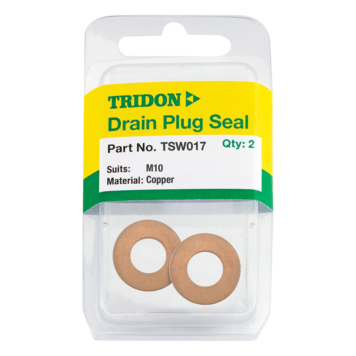 Tridon Oil Drain Plug Washer Pair TSW017, , scanz_hi-res