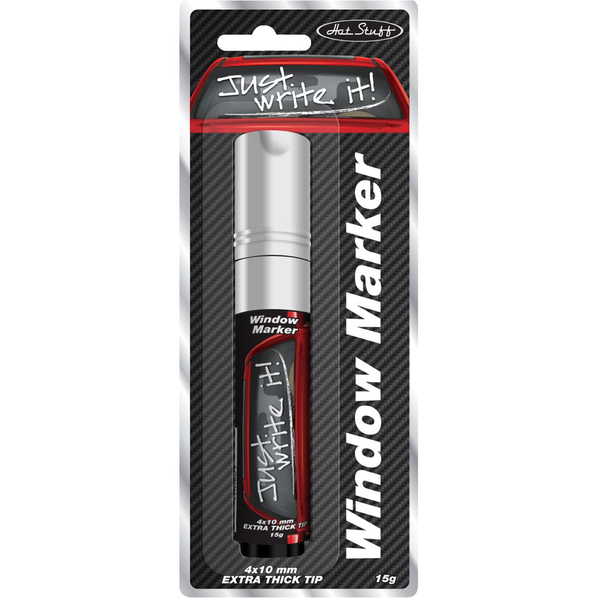 Hot Stuff Window Marker - White, , scanz_hi-res