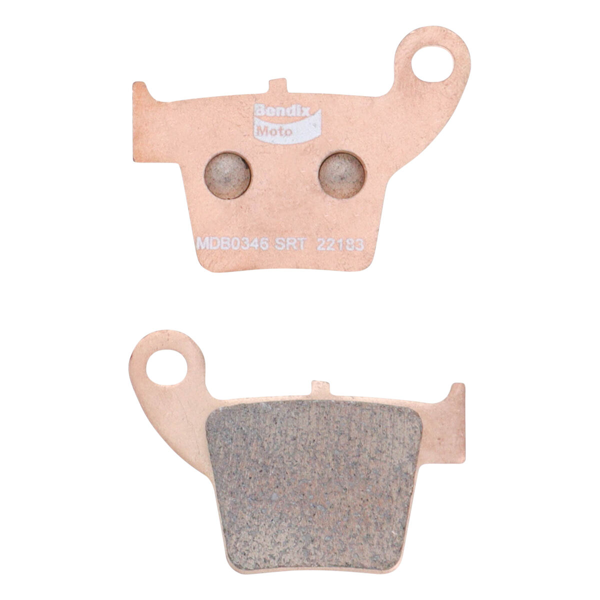 Bendix Street Road Track Motorcycle Disc Brake Pads - MDB0346-SRT, , scanz_hi-res
