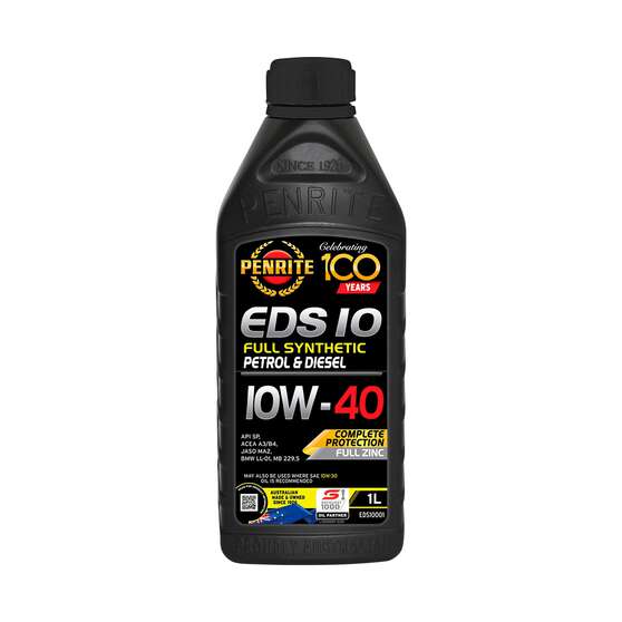 Penrite Full Synthetic Engine Oil - 10W-40 1 Litre, , scanz_hi-res