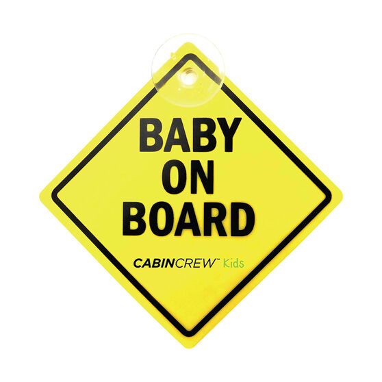 Cabin Crew Kids Baby on Board Sign, , scanz_hi-res