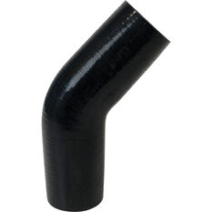 SAAS Black Silicone 45 Degree Angled Hose, 63mm x 63mm SSH456363, , scanz_hi-res