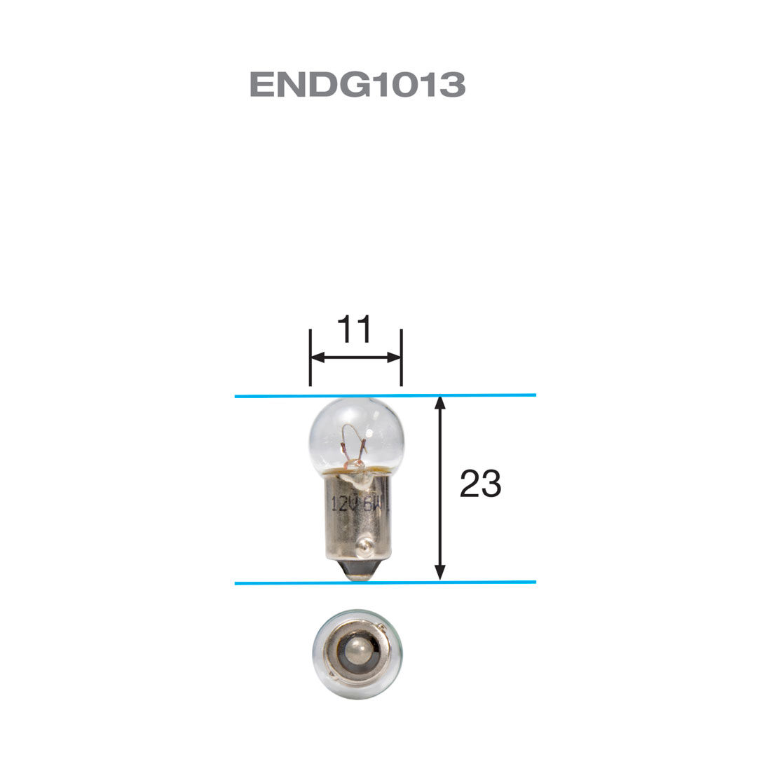 ENDURALIGHT Automotive Globes - Dash/ Numberplate T6W 12V, 6W, BA9S, , scanz_hi-res
