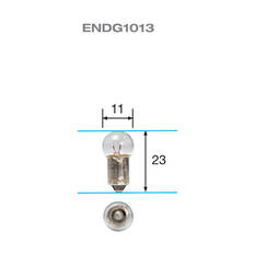 ENDURALIGHT Automotive Globes - Dash/ Numberplate T6W 12V, 6W, BA9S, , scanz_hi-res